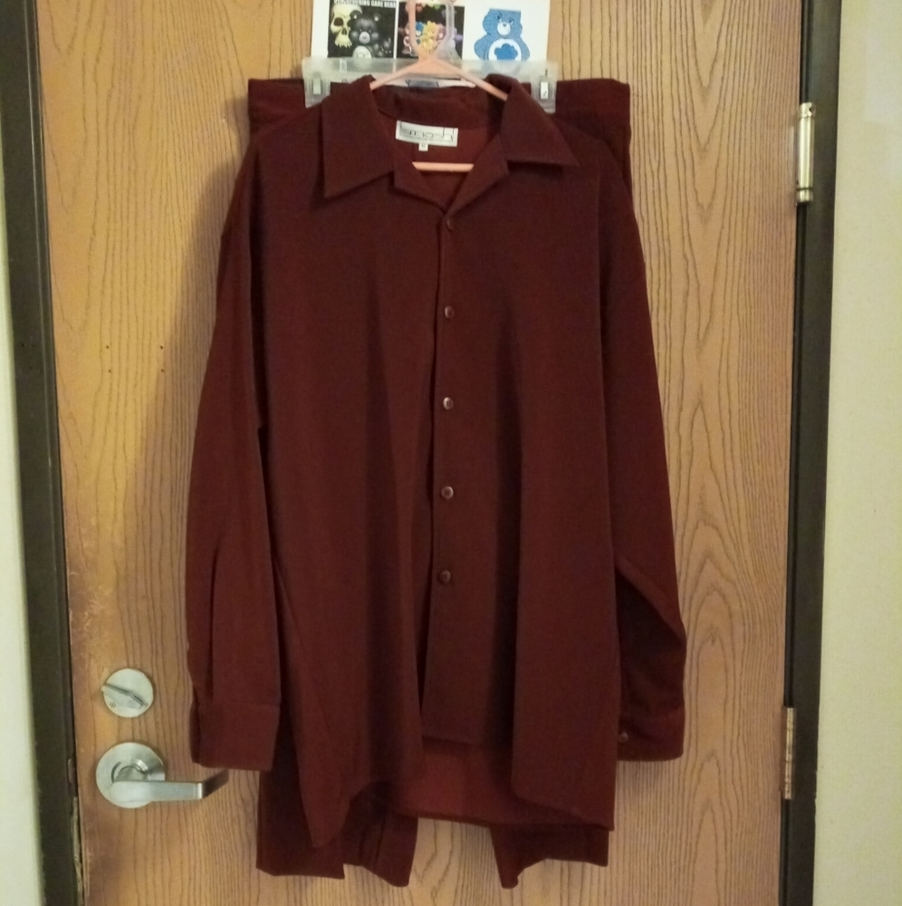 SMASH women's red burgundy 2 PC suit xl